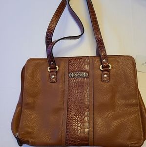 Strada Brown Shoulder Handbag